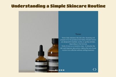 Understanding a Simple Skincare Routine
