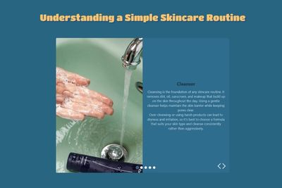 Understanding a Simple Skincare Routine