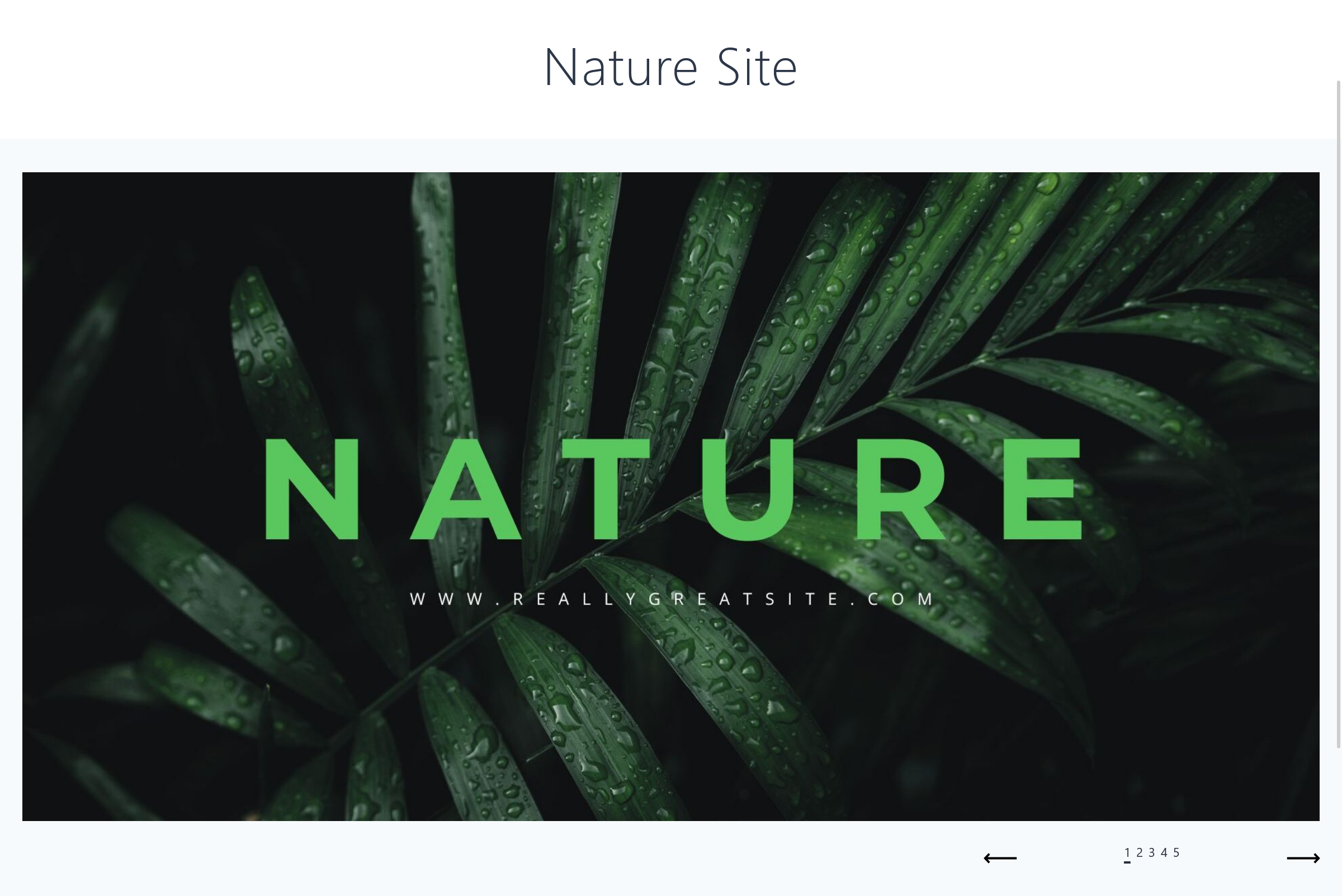 Nature Site