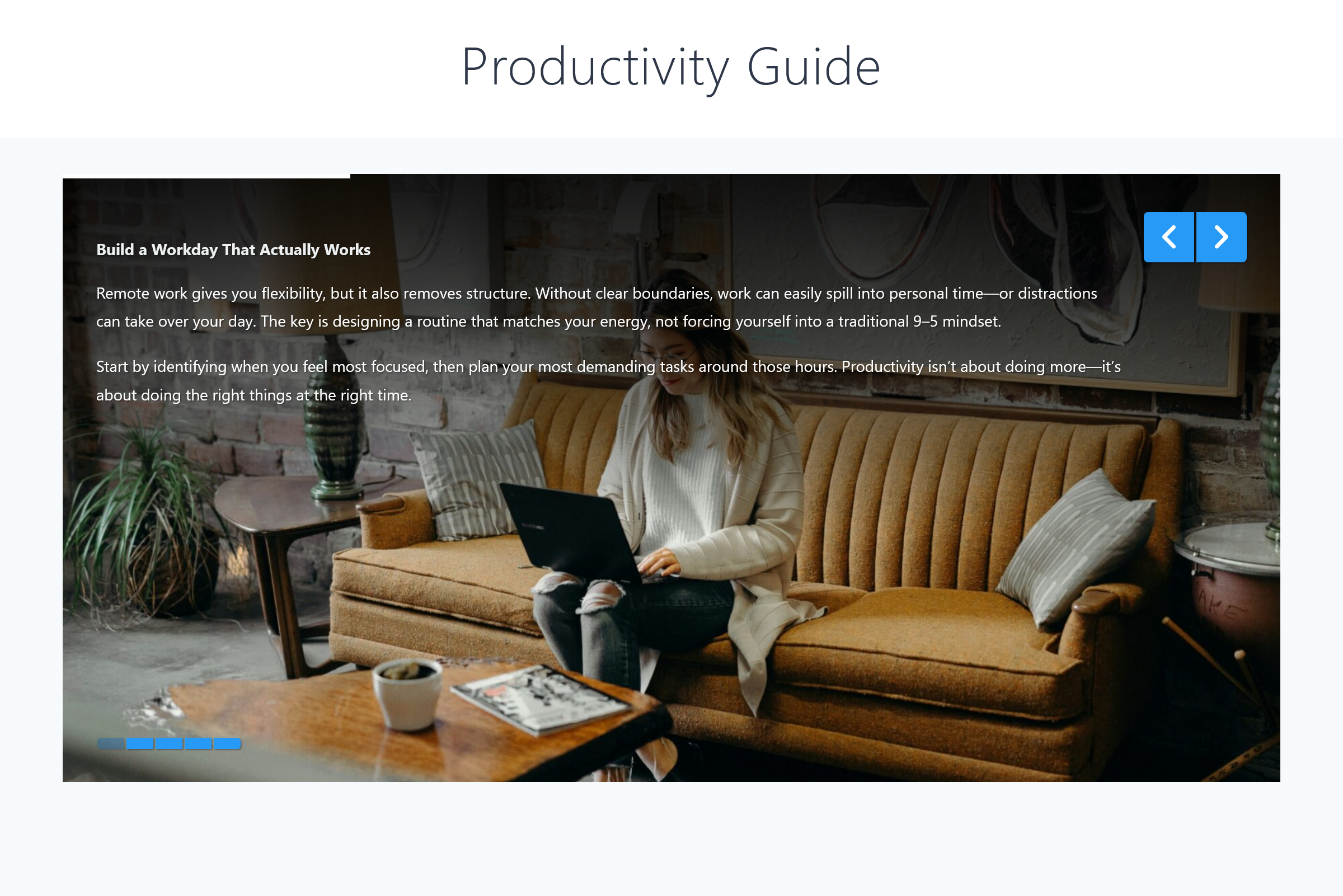 Remote Work Productivity Guide