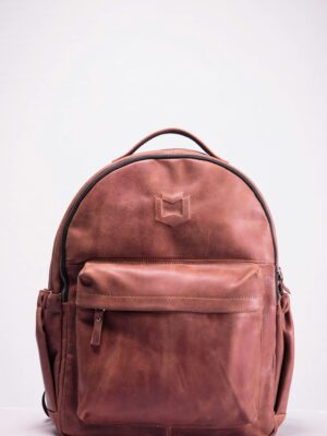 Minimal Leather Backpack